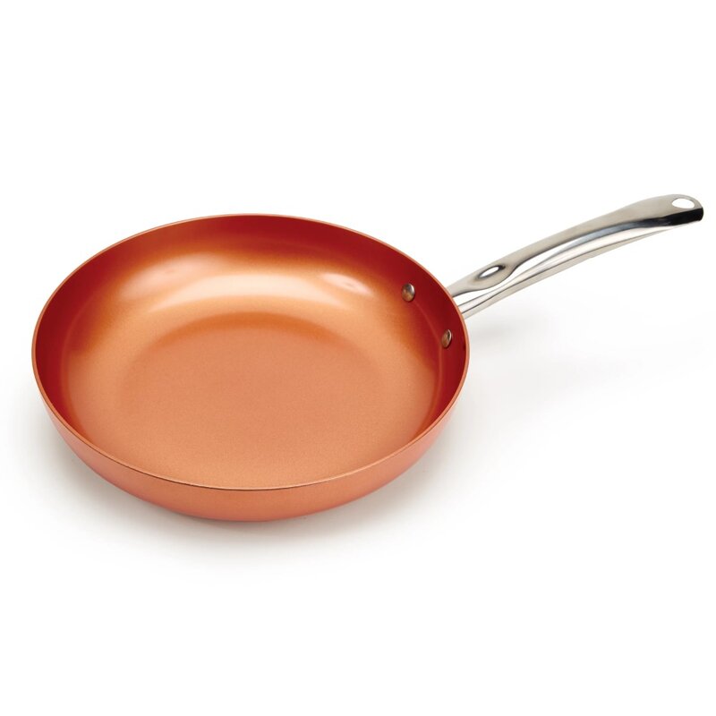 Copper Chef 10" Round Fry Pan with Glass Lid