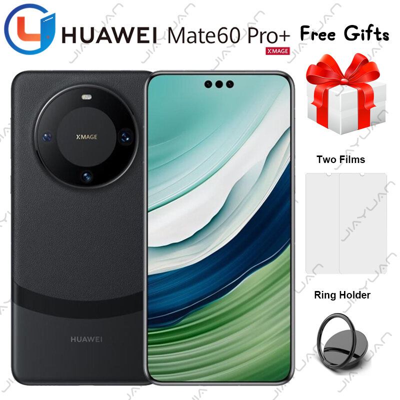 Huawei-smartphone mate 60 pro +, telefone celular, ip68 à prova d'água, 6,82 polegadas, 120hz, vidro temperado, 2 telas, kirin 9000s, harmonyos 4.0, original