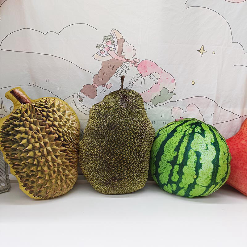 Simulazione frutta peluche cuscino giocattoli realistici piante di pezza peluche bambole morbide bambini divano cuscino decorazioni per la casa per le ragazze regalo