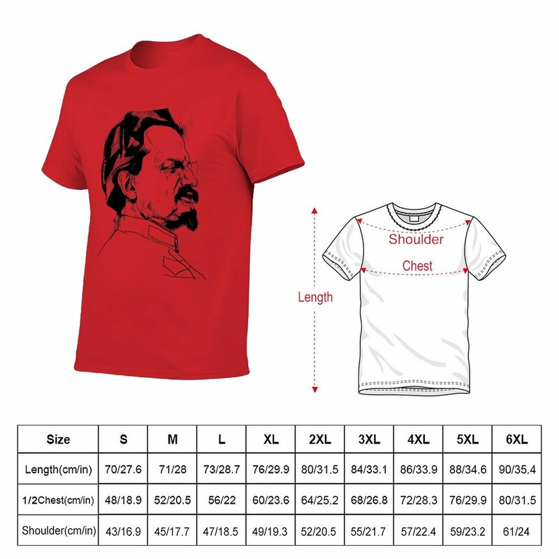 T-shirt Trotsky de la Saint-Valentin pour homme, vêtement personnalisé de grande taille
