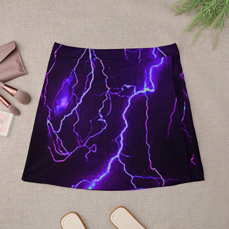 Minifalda de silueta de rayo Predator para mujer, ropa coreana, faldas