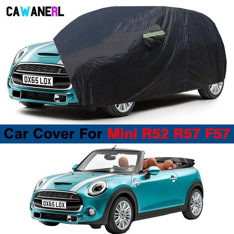 Full Car Cover Waterproof Sun Shade Rain Snow Protection Auto Cover Dustproof For Mini R52 R57 F57 Convertible 2004-2025