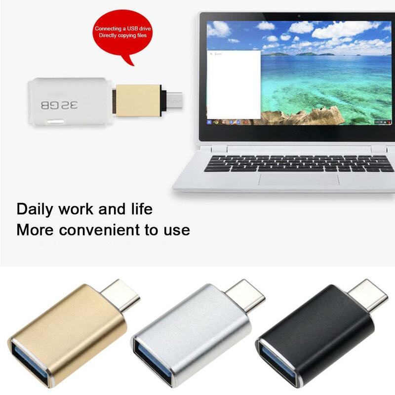 Otg Type C To Usb Adapter Usb Female To Type C Male Fast Charging Adadpter Otg Usb C For Laptop Pc A9v0