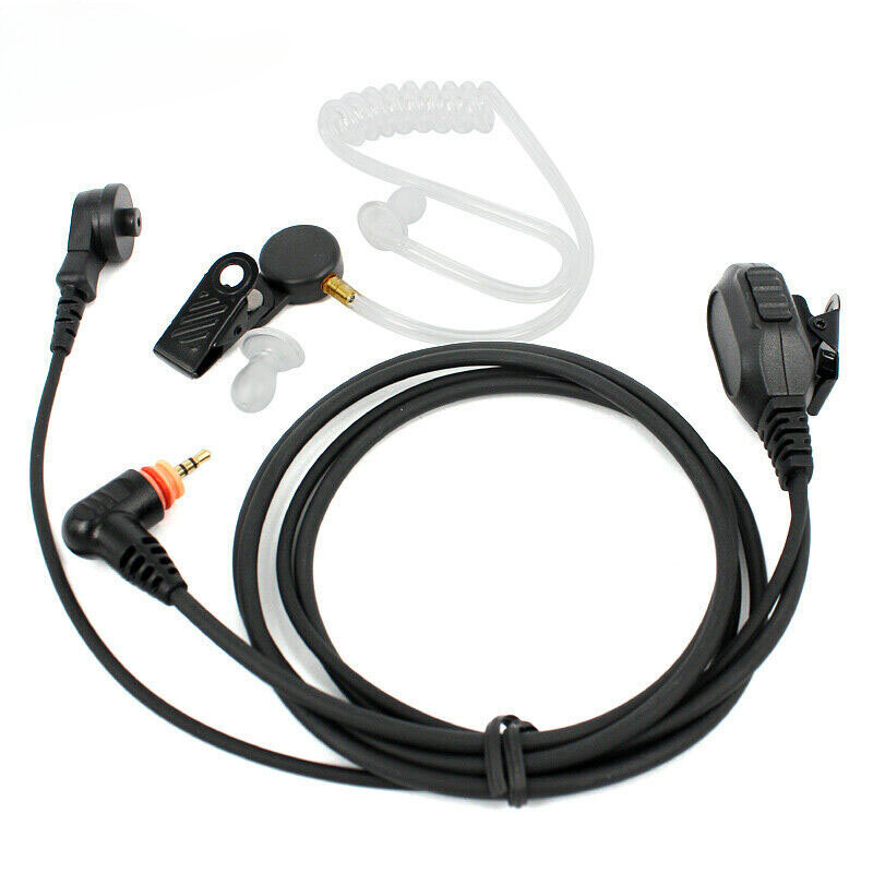 Headset Earpiece mikrofon PTT tabung akustik udara, untuk Motorola Radio SL1M SL1K SL1600 SL300 SL7500 SL400 SL4000 SL7550 Walkie Talkie