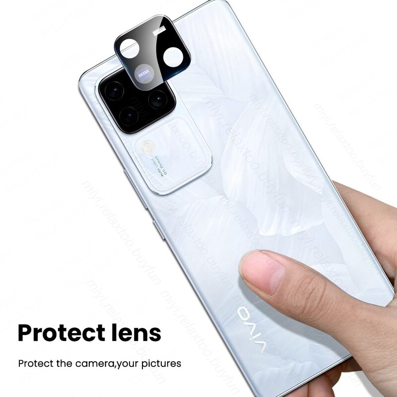 3Pcs Rear 3D Lens Case For vivo V30 Pro 5G 9H Premium Tempered Glass Back Camera Lens Protector vivoV30 V 30 Pro 30Pro V30Pro 5G