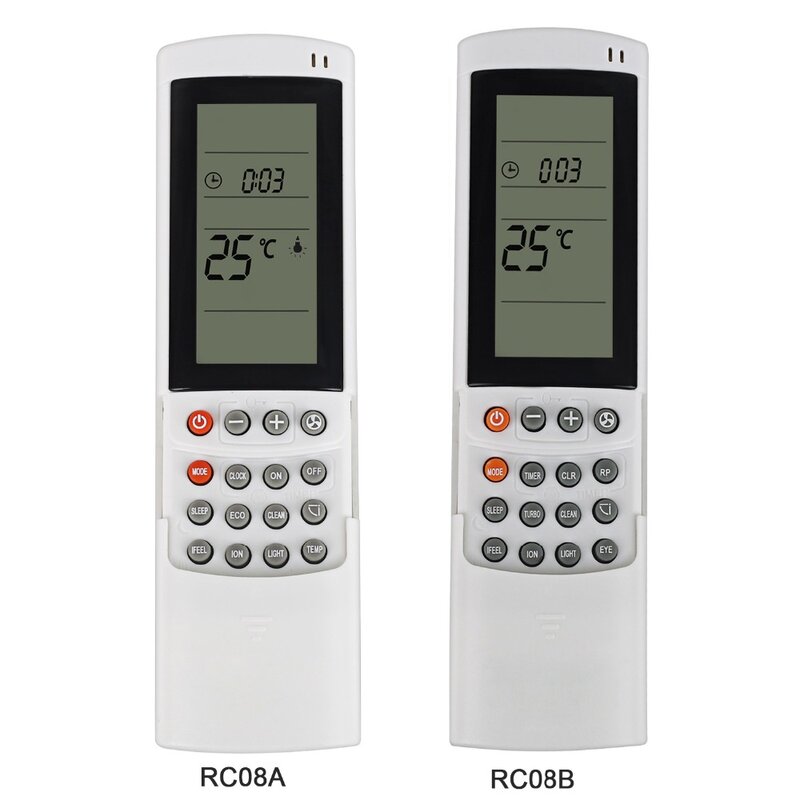 Para airwell electra gree rc08a/rc08b a/c condicionador de ar condicionado controle remoto substituição ar condicionado controle remoto