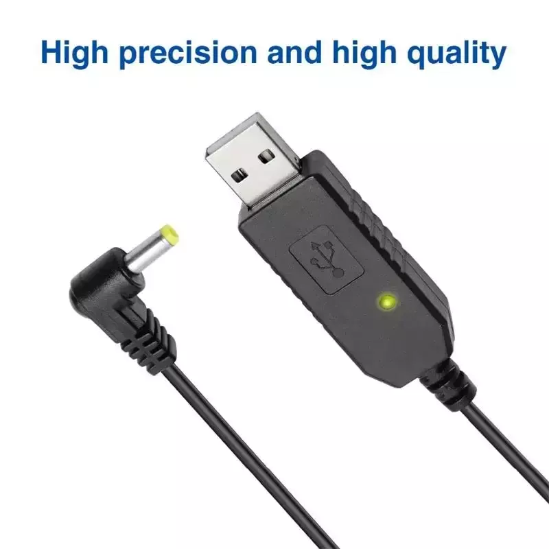 USB Charger Cable For BaoFeng Walkie Talkie UV-5R UV-82 3800mAh UV-S9 Plus BF-B3 Plus AR-152 Walkie Talkie Two Way Radio