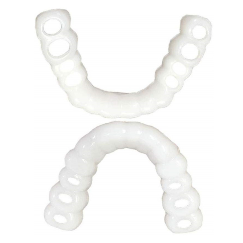 Верхние и нижние зубные виниры, антиистинные скобы, защелкивающиеся на улыбке, отбеливающие зубные протезы, удобные шпоновые накладки на зубы