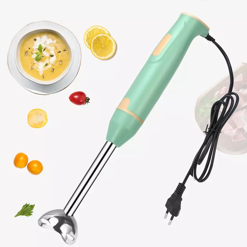 Imersão Elétrica Hand Stick Blender, Moedor de legumes para alimentos, Misturador de varas portátil para batidos e molhos, Baby Food Sopas