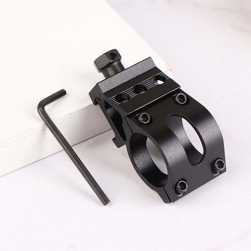 1Pair 25.4mm Quick Release Offset Flashlight Scope Mount 20mm Rail 45 Degree Sight Mount Hunting Accessories