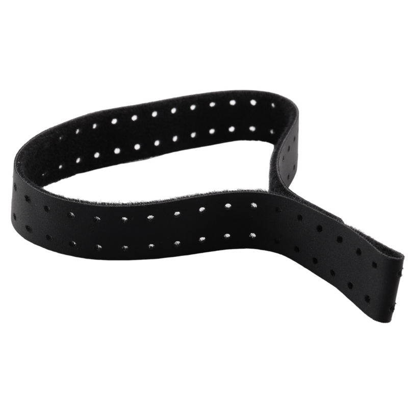 Cinturino morbido di ricambio regolabile e traspirante da 2 pezzi per cardiofrequenzimetro-Wahoo (nero)