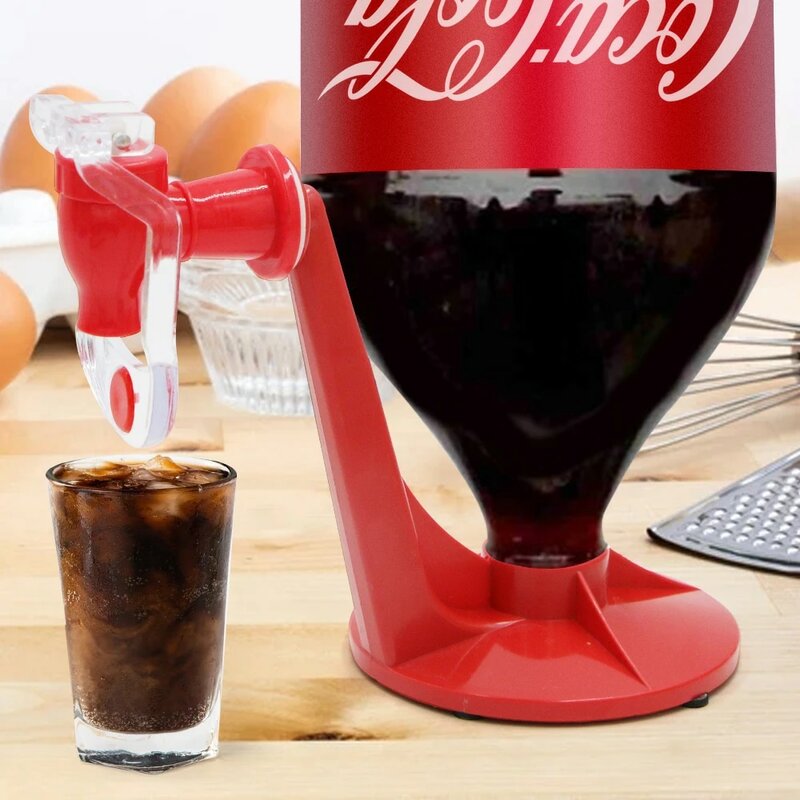 Dispensador de bebidas y refrescos, botella de Coca Cola al revés, interruptor de máquina dispensadora de agua potable para Gadget de fiesta y hogar, novedad