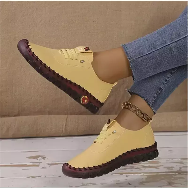 Женские Дизайнерские кроссовки, уличная модная повседневная обувь на плоской платформе, 2024