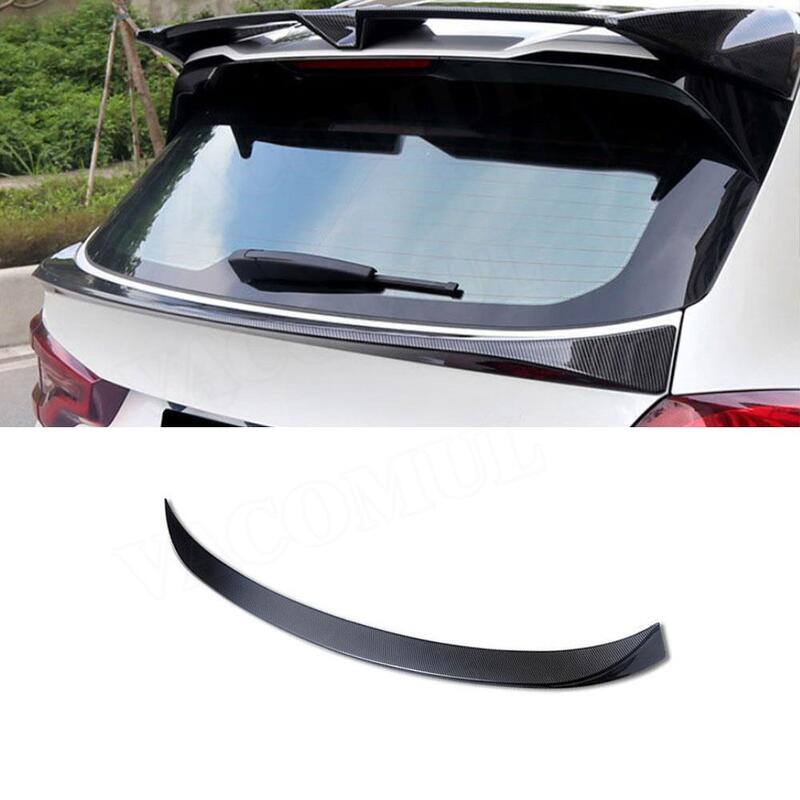 ABS carbono olhar traseiro tronco lábio spoiler, brilho preto lábio asas para BMW X3 G01 2018-2020, estilo de carro auto