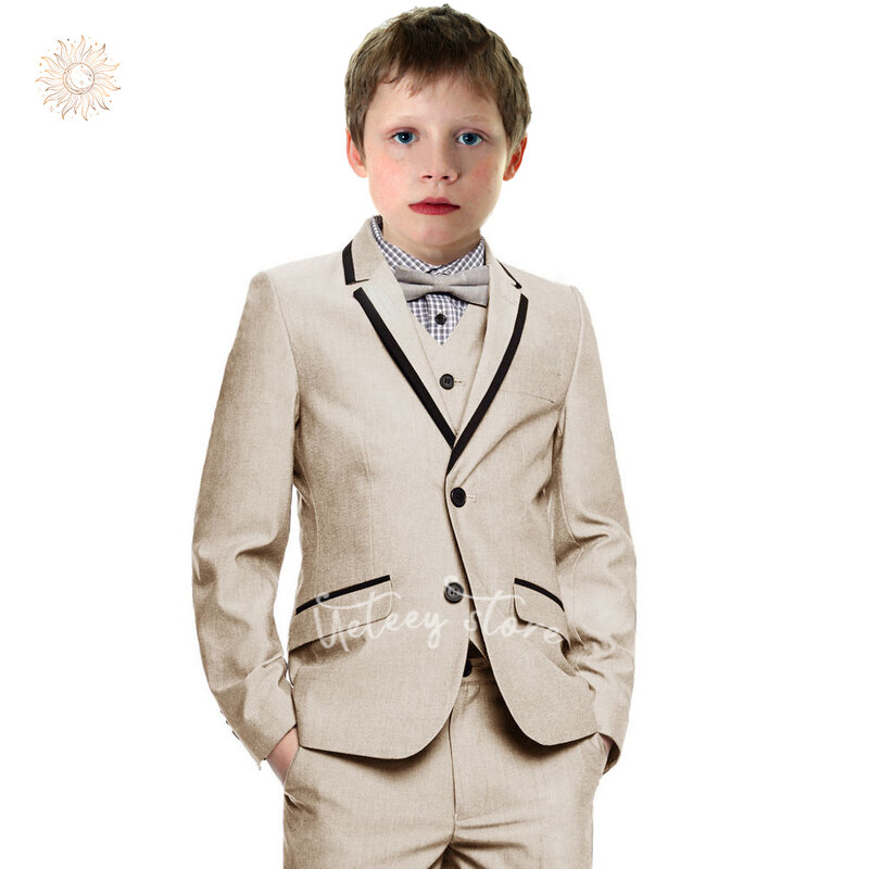 3 Stück Jungen Anzug Kleinkind Jungen Kleidung Kinder Anzug für Jungen Hochzeits anzug für Jungen Abschluss ball Anzug