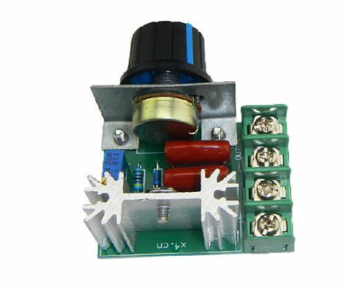 Controlador de velocidad SCR, regulador de voltaje, atenuadores, módulo de termostato, placa, 220V, 2000W