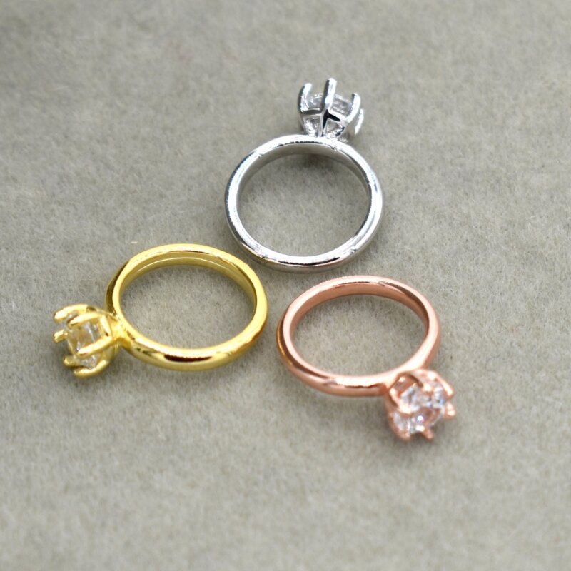 Crystal Baby Rings Newborn Lovely White Angel Rings Easy to Wear Photo Props