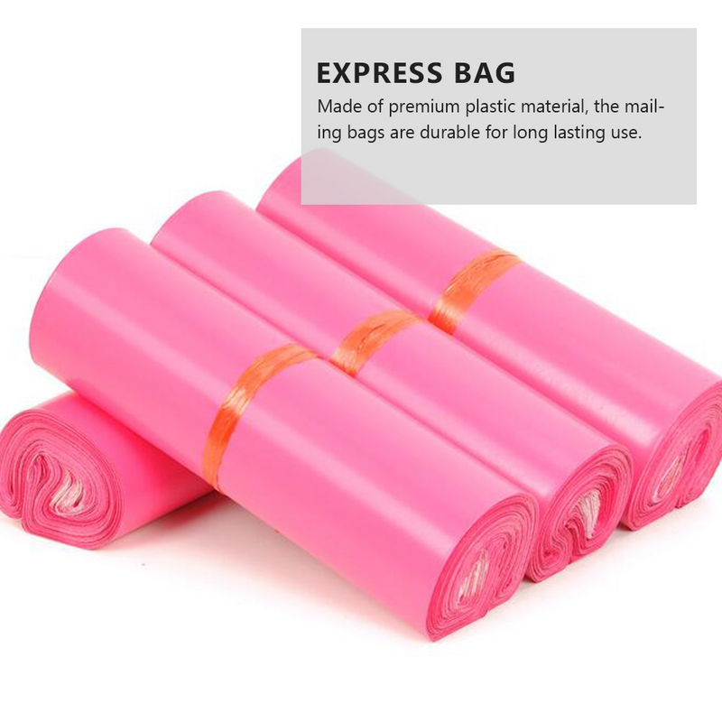 100 Pcs Courier Bag Express Packaging Holder Package Storage Thicken Office Supplies Pouch Waterproof Container and