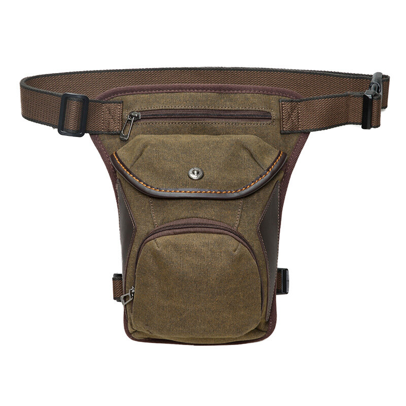 Chikage Euramerican Vintage Outdoor Sports marsupio Canvas Tactical Leg Bag borsa Unisex portatile multifunzione di grande capacità