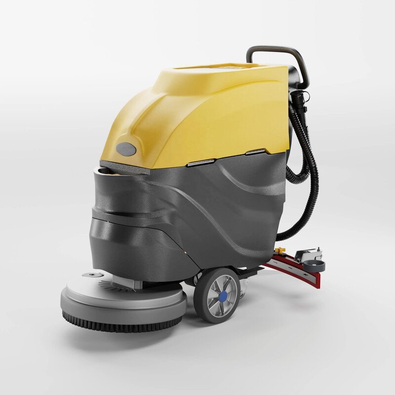 Hand-Push Automatic Robot Floor Sweeper & Mop With Uv Light For Machinery Repair Shops