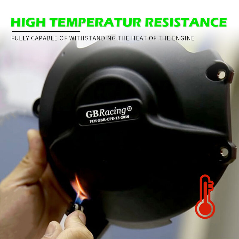 Cobertura de proteção do motor de motocicleta Gb racing, capa para kawasaki zx6r/zx636r/zx6rr 2007-2024