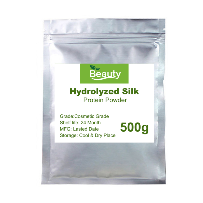 Heiße Lieferung hochwertiger kosmetischer Rohstoffe aus hydrolysiertem Seiden protein pulver