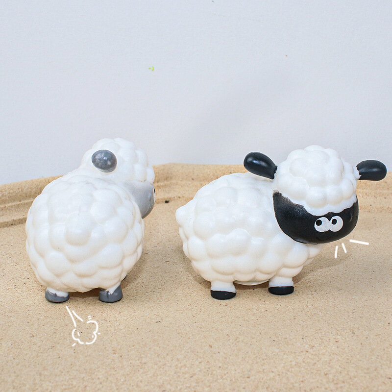 Cartoon Cute Simulated Sheep PU Slow Rebound Toys Creative Soft Pinch Music Fidget Toy Children Decompress Ventilate Toys