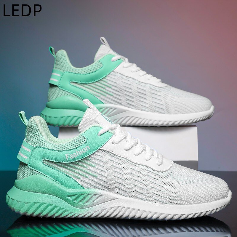 Men's Casual Sports Flying Woven Trendy Shoes Outdoor Round Head Comfortable Trendy Versatile Wear-resistant Lightweight Fashion