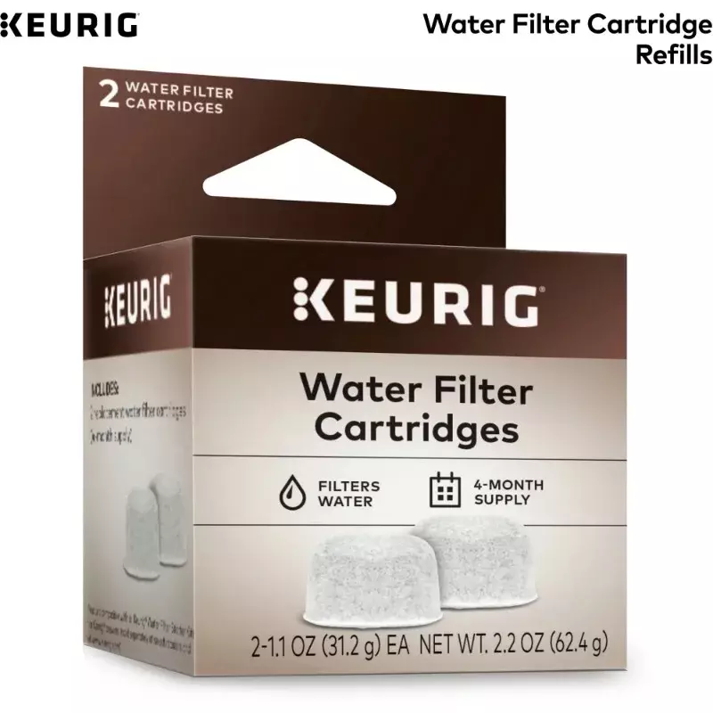 Keurig 2 pack Water  Refill Cartridges, 2 count