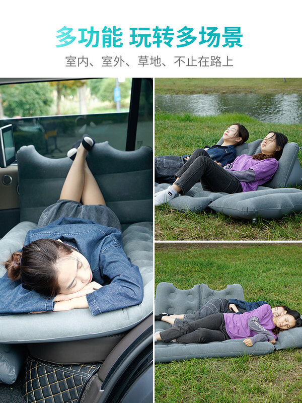 Multi-Function Inflatable Single Blue Sofa Hand, Automatic Simplicity, Modern
