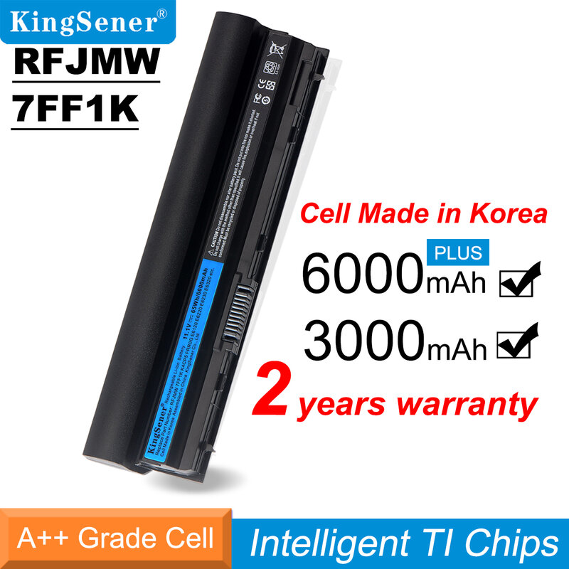 KingSener 11,1 V 6000mAh RFJMW 7FF1K Аккумулятор для ноутбука DELL Latitude E6320 E6330 E6220 E6230 E6120 FRR0G KJ321 K4CP5 J79X4