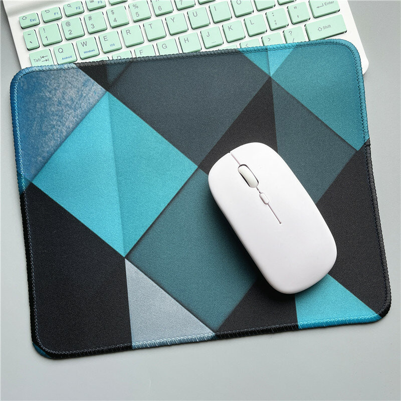 Gaming Laptops Small Mouse Pad Wrist Protector Mouse Pad Black Grid Office Supplies Desk Accessories Luxury Notebook Accessories