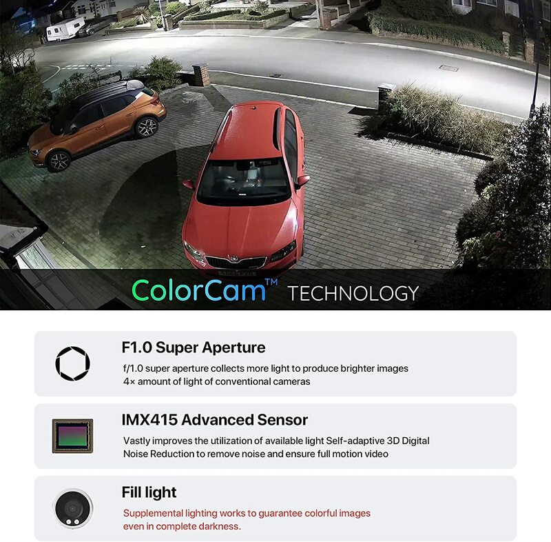H.View – Kit de vidéosurveillance 4K Full Color Vision, caméra Ip Poe 8MP, enregistreur Audio Nvr, système de sécurité CCTV