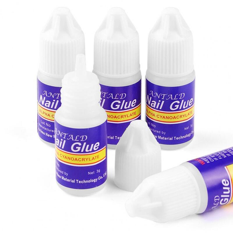 3g Fast Drying Nail Art Glue Tips Glitter UV Acrylic Nail Glue False Tip Rhinestones Decorations Nail Manicure Tool