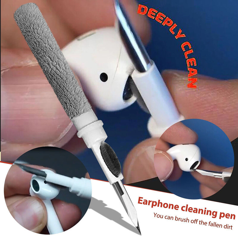Bluetooth Oortelefoon Cleaner Kit Voor Airpods Pro 1 2 3 Oordopjes Case Cleaning Pen Brush Tool Voor Xiaomi Huawei Lenovo headset