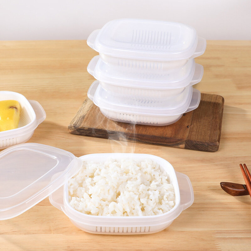 전자 레인지 오븐 특수 야채 김밥 상자, 가열 밥 상자, 다크 브라운 쌀 포장 다크 브라운