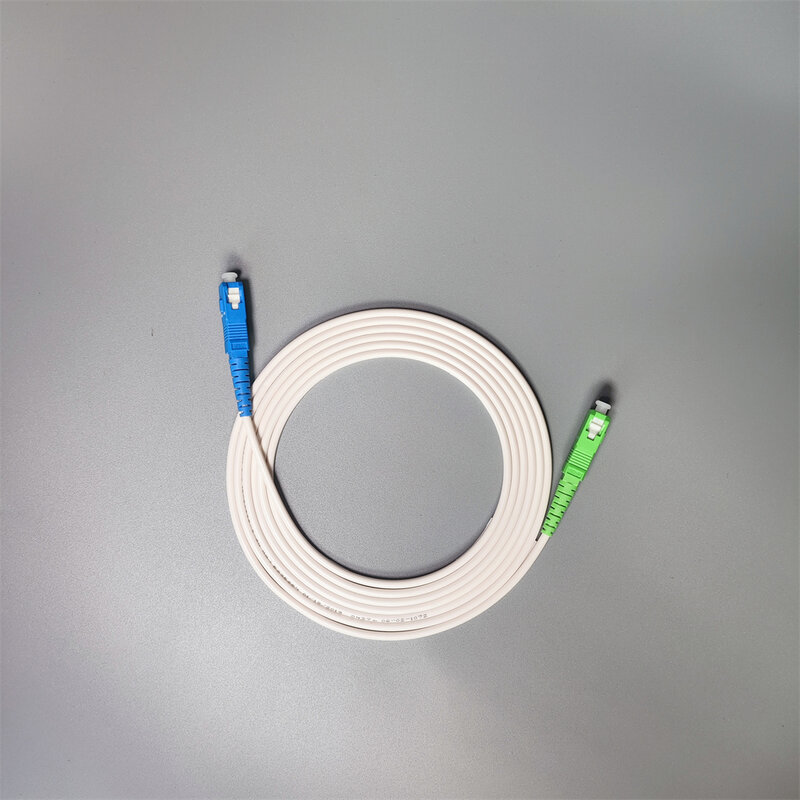 Cable de fibra óptica G657A2, cable óptico de un solo modo SC/APC-SC/UPC, FTTH, LSZH