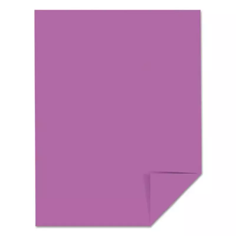 Papel cor de Wausau 22671, 24lb, 8-1/2x11, roxo planetário, 500 folhas/resma