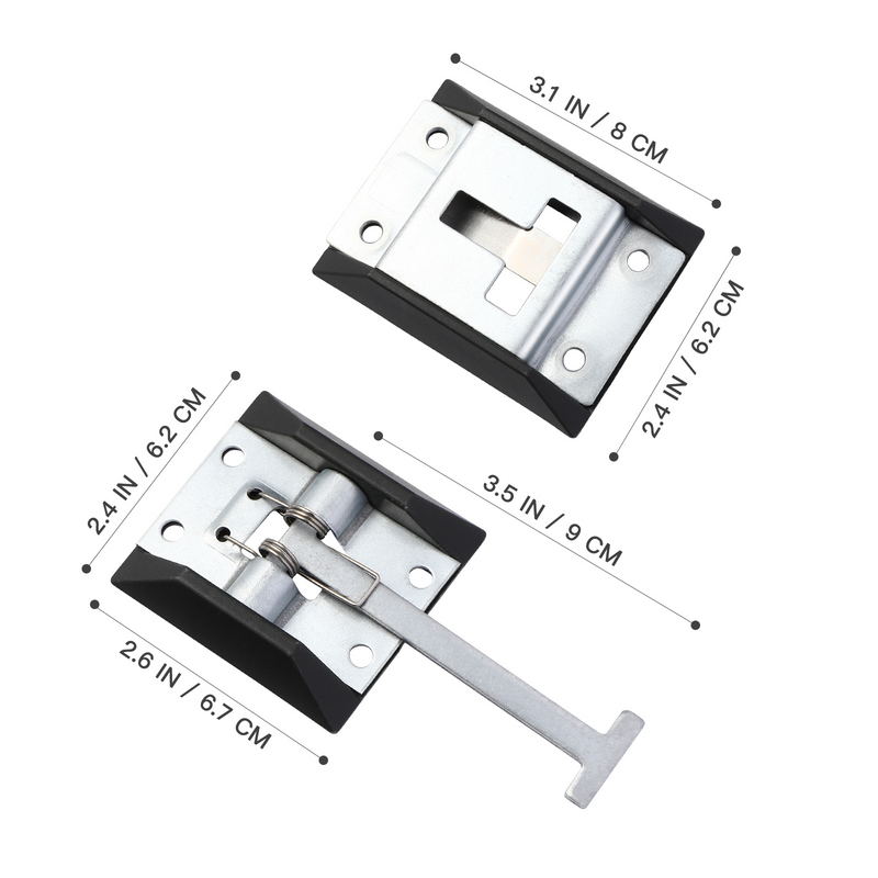 Stainless Steel Hooks Entry Door Catch Latch Accessories T-style Holder Trailer Camping car