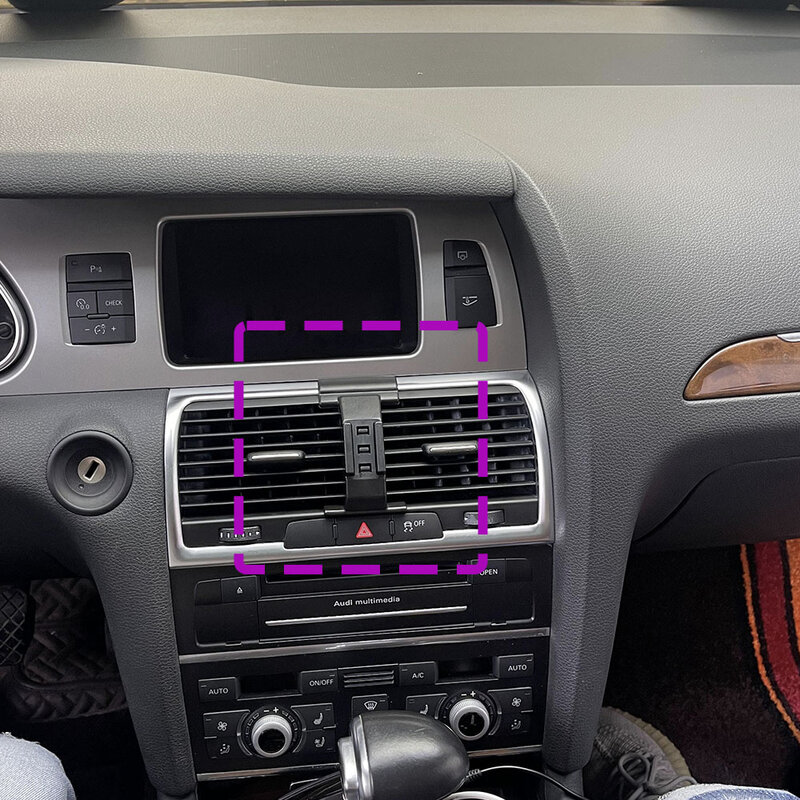 Автомобильный держатель для телефона AUDI Q7 2006 2007 2008 2009 2010-2015, специальный фиксированный кронштейн, база, Беспроводная зарядка, аксессуары для интерьера