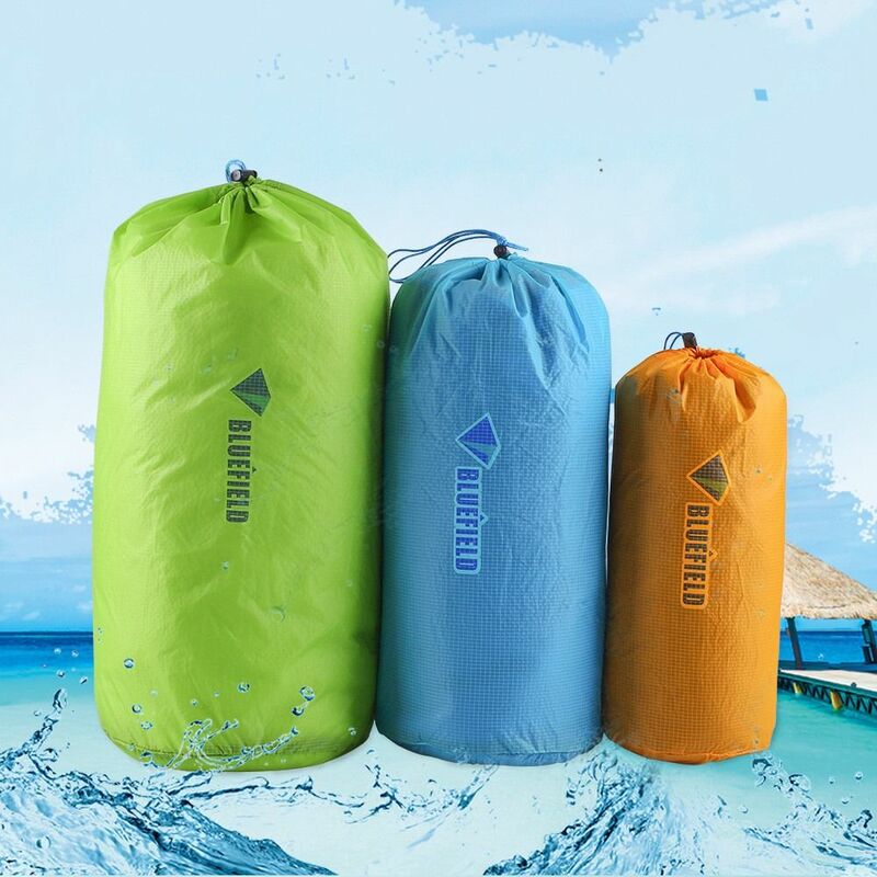 Tas penyimpanan tas kabel, kantung serut tenda ultra ringan tahan air untuk perjalanan luar ruangan