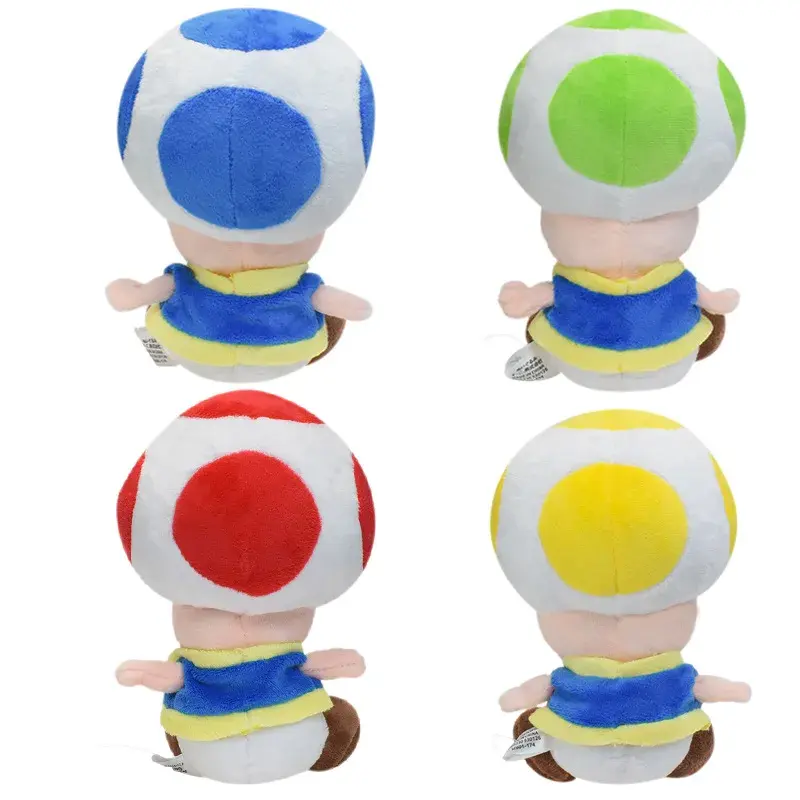 Figura de acción de peluche de Super Mario para niños, de 7 pulgadas muñeco de peluche, chaleco extraíble, Peripheral Chinobio