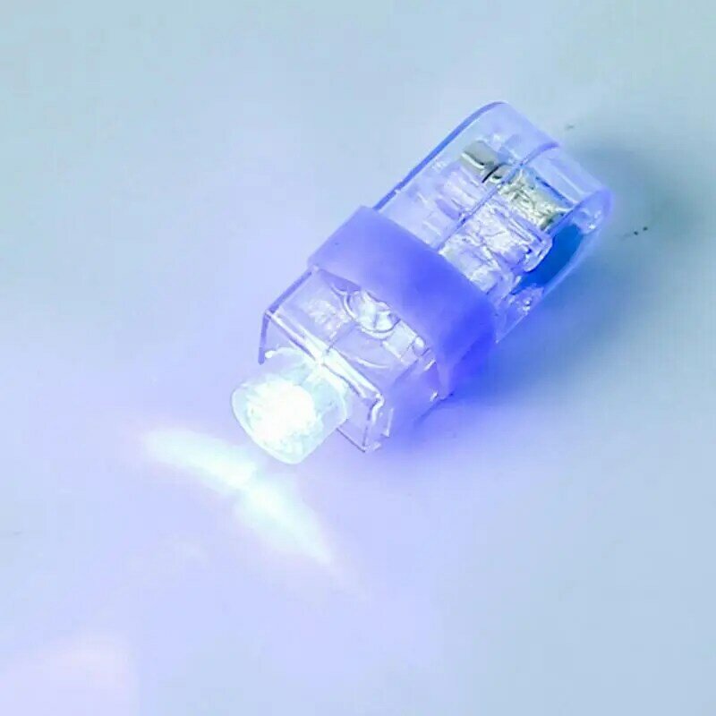 Fluor zierende Ring Finger lampe LED leuchtende Kinderspiel zeug blinkende Konzert Requisiten leuchten LED Spielzeug Geburtstag Dekor