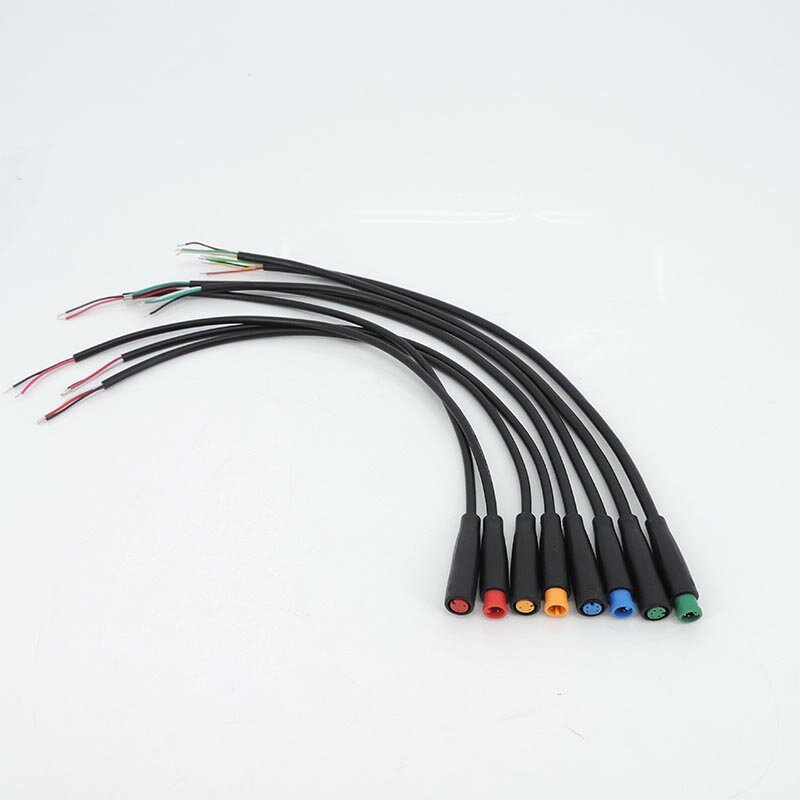 M6 2 3 4 5 6 Pin Julet Electric Butt Plug Connector Wiring Line Scooter Brake Cable Pluger Signal Sensor