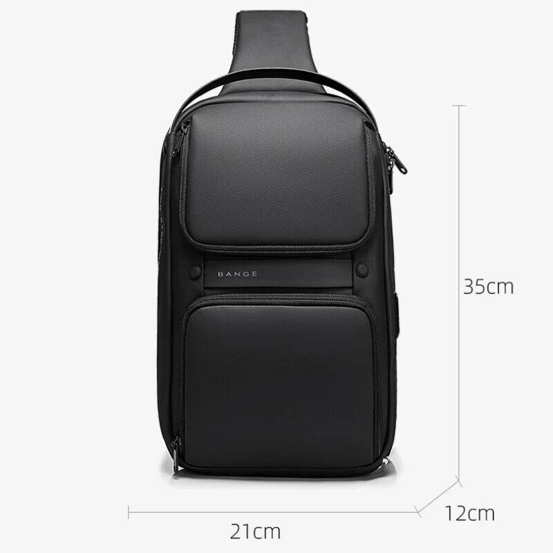 Chikage Grande Capacidade Personalidade Peito Saco Coreano Moda Unisex Crossbody Bag Bolsa de Ombro Impermeável Masculina de Alta Qualidade
