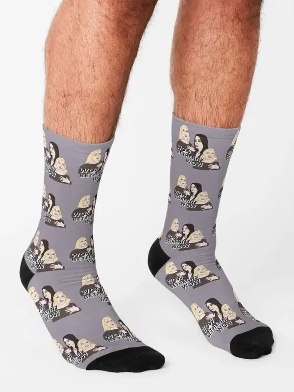 Wow Bethenny Wow Socks anti slip football Stockings compression hip hop winter gifts Socks For Girls Men's