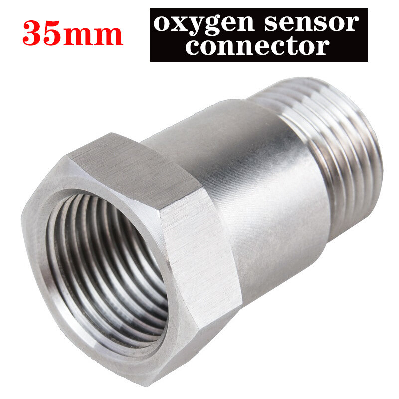 Accesorios de modificación de coche adaptador de Sensor de oxígeno conector de extensión de aislador M18 * 1,5