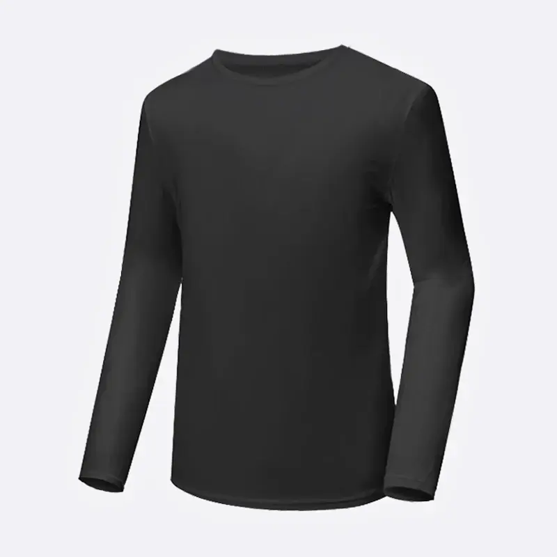 남성용 골프 자외선 차단 긴팔 셔츠, 초박형 아이스 실크 보터밍 셔츠, 2023 여름