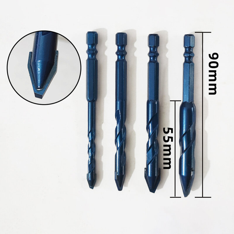 1pcs 6/8/10/12mm 1/4inch Drill Bits Carbide Drilling For Wall Glass Wood Metal Tiles Drilling Power Tools Accessories
