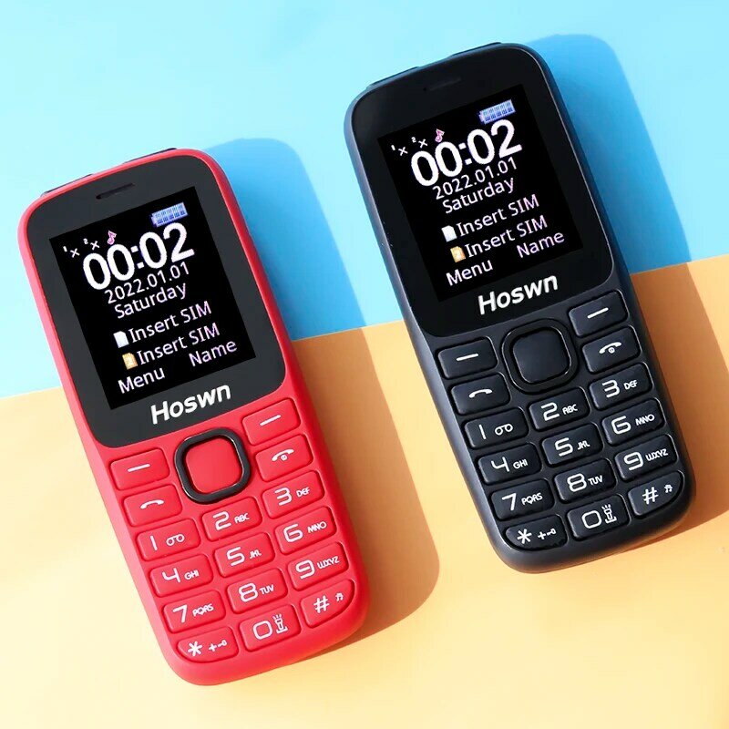 Mini teléfono móvil desbloqueado, bajo precio, dial de velocidad, botón de emergencia, linterna portátil, barato, sin cámara, pequeño